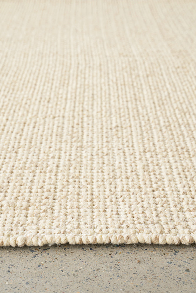 Bengal Hudson Cream Wool And Jute Rug