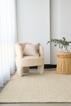 Bengal Hudson Cream Wool And Jute Rug - Lost Design Society