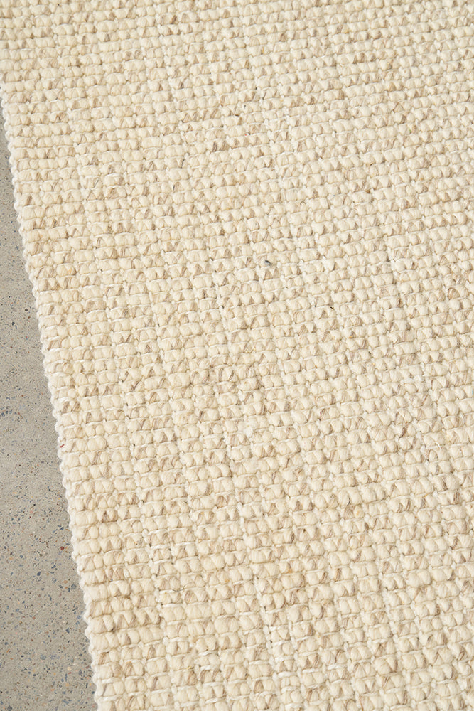 Bengal Hudson Cream Wool And Jute Rug