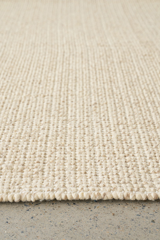 Bengal Hudson Cream Wool And Jute Rug