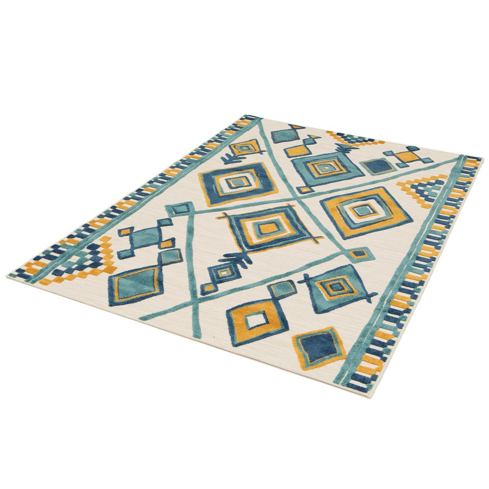 Pico Abstract Aztec Outdoor Rug