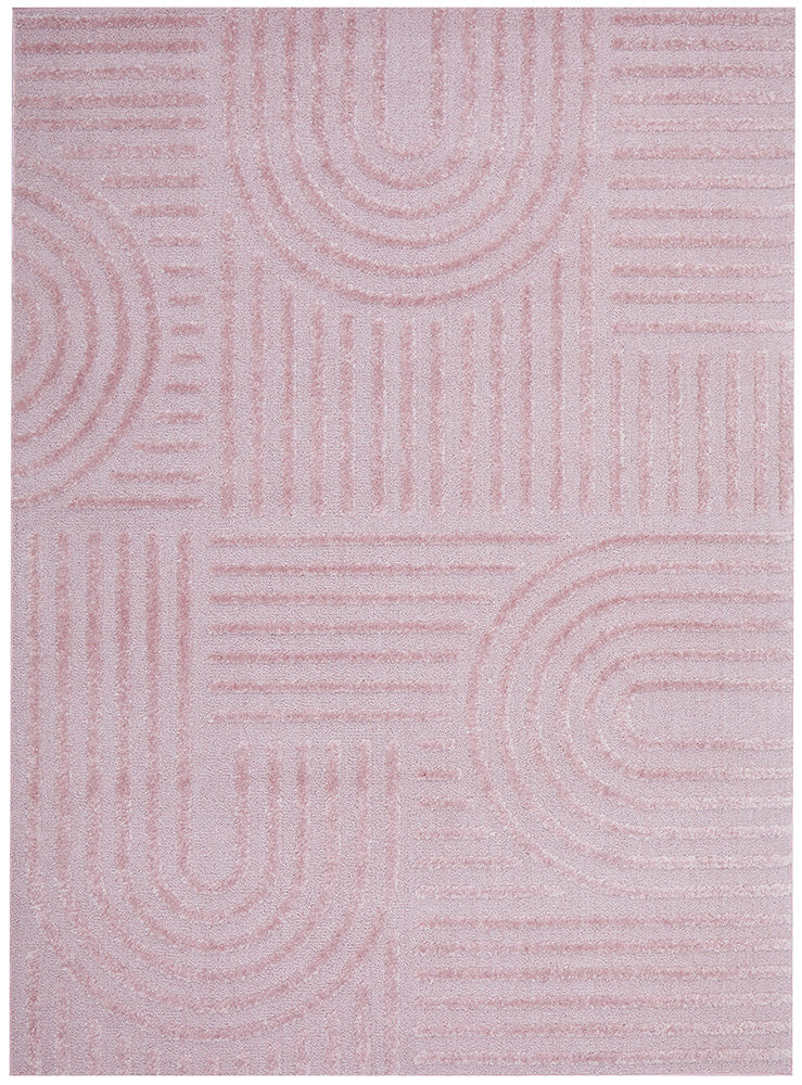 Astrid Pink Arch Pattern Rug