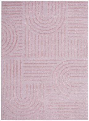 Astrid Pink Arch Pattern Rug - Lost Design Society