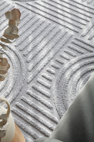 Astrid Silver Arch Pattern Rug – Lost Design Society
