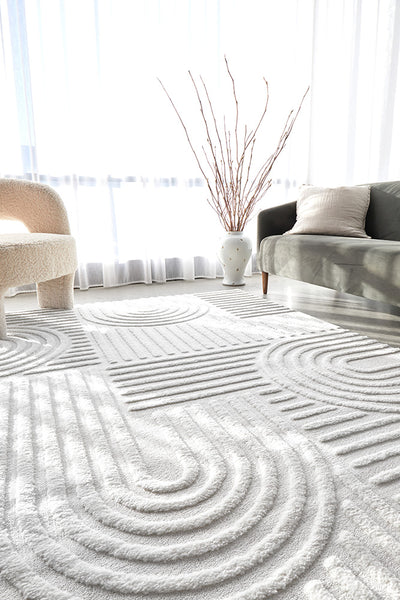 Astrid Off-White Arch Pattern Rug – Lost Design Society