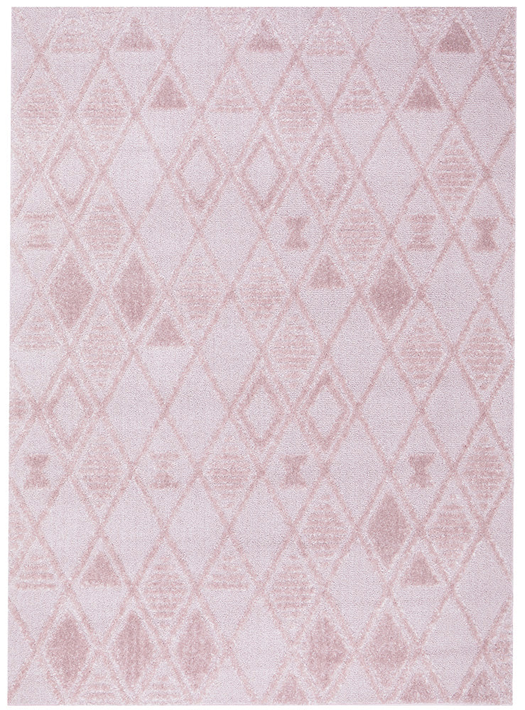 Astrid Liya Pink Texture Rug