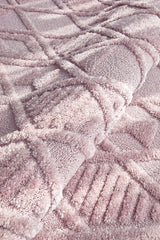 Astrid Liya Pink Texture Rug