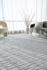 Astrid Zuri Silver Texture Rug