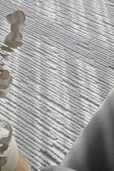 Astrid Zuri Silver Texture Rug