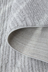 Astrid Zuri Silver Texture Rug