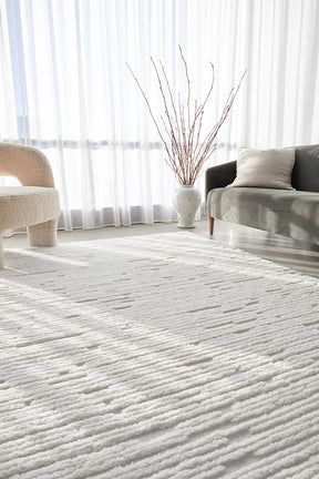Astrid Zuri Off-White Texture Rug - Lost Design Society
