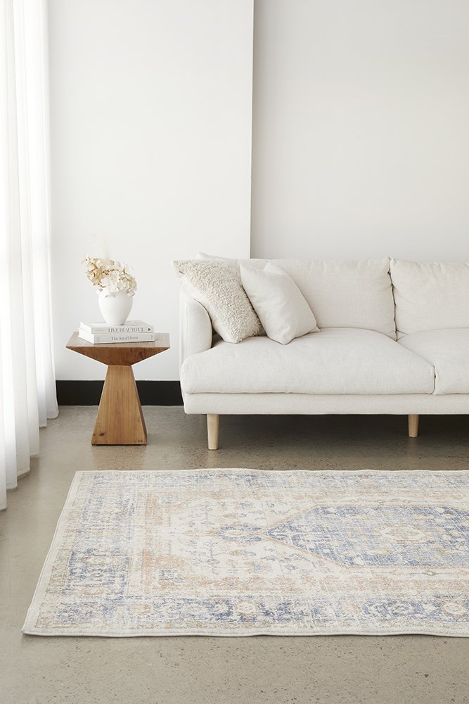 Lymbeth Blue Transitional Rug