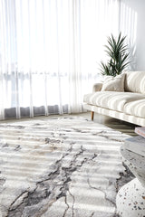 Opal Natural Swirled Rug