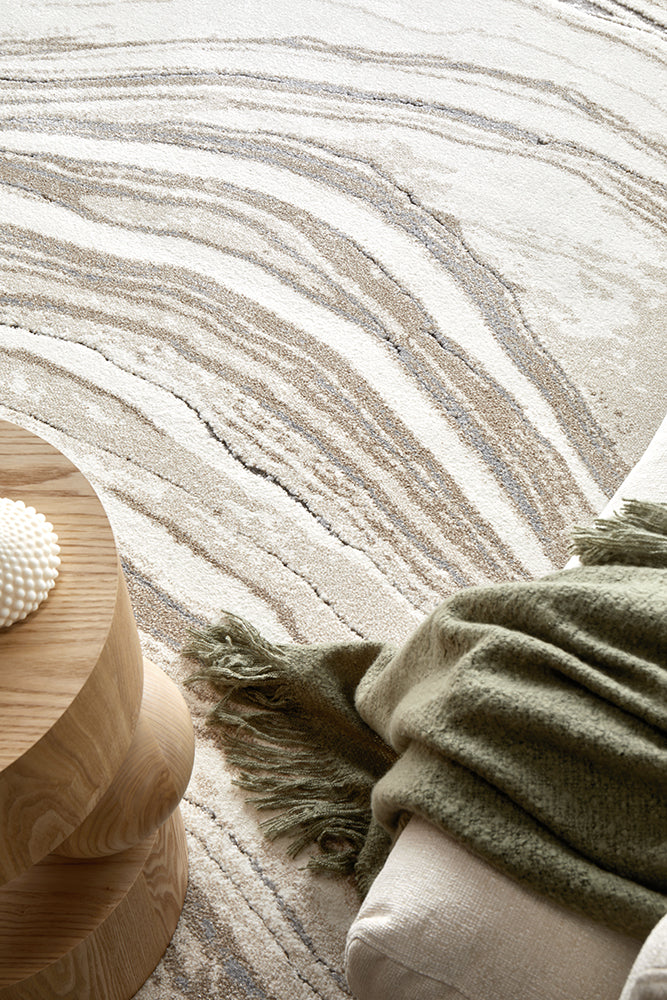 Opal Ivory Marbled Rug – Lost Design Society