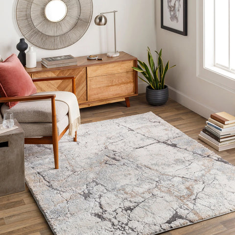 Opal Stone Abstract Rug