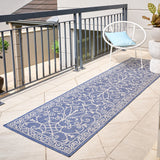Mediterranean Scroll Indoor Outdoor Rug
