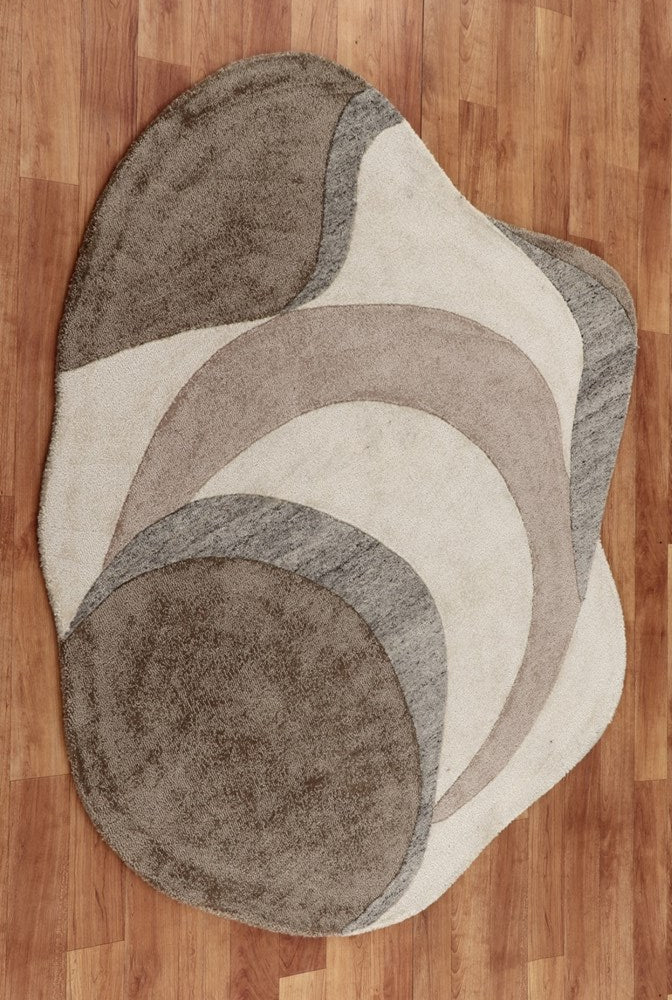 Organically Shaped Multi Rug