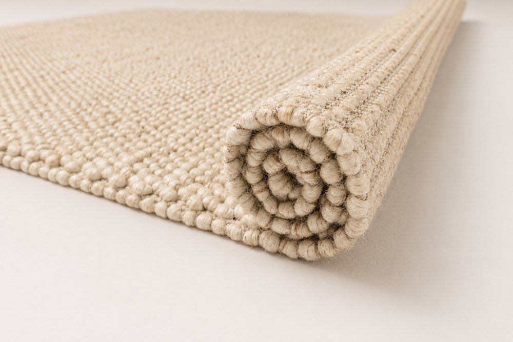 Ovation Beech Pebble Textured Wool Rug