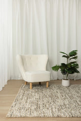 Ovation Natural Pebble Textured Wool Rug