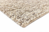 Ovation Oyster Pebble Textured Wool Rug