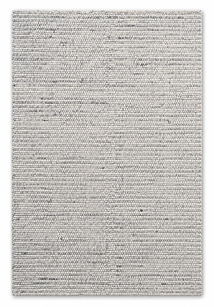 Ovation Oyster Pebble Textured Wool Rug