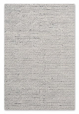 Ovation Oyster Pebble Textured Wool Rug