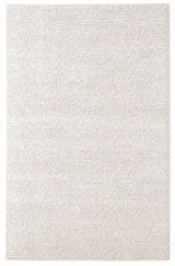 Ovation Antique White Pebble Textured Wool Rug