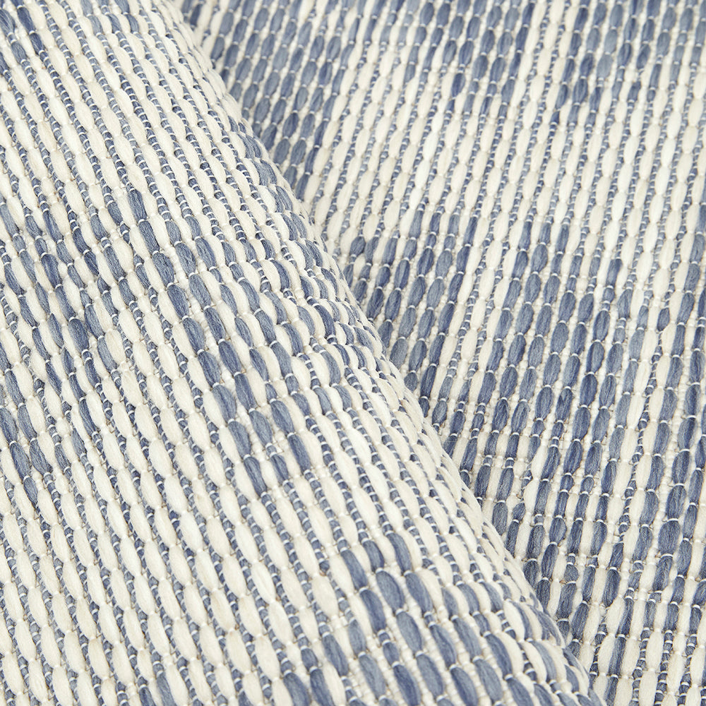 Aztec Cream Blue Indoor Outdoor Washable Rug