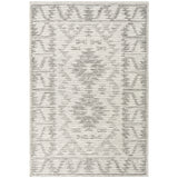 Aztec Cream Grey Indoor Outdoor Washable Rug