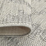 Aztec Cream Grey Indoor Outdoor Washable Rug