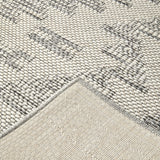 Aztec Cream Grey Indoor Outdoor Washable Rug