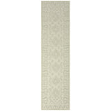 Aztec Mint Cream Grey Indoor Outdoor Washable Rug