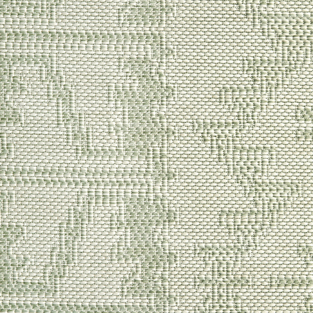 Aztec Mint Cream Grey Indoor Outdoor Washable Rug