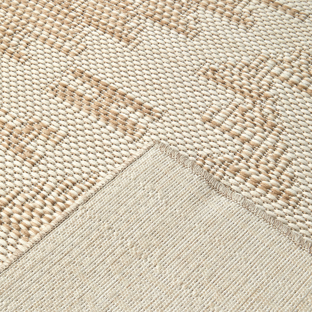 Aztec Natural Cream Indoor Outdoor Washable Rug