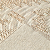 Aztec Natural Cream Indoor Outdoor Washable Rug