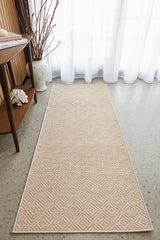 Diamond Trellis Natural Indoor Outdoor Rug