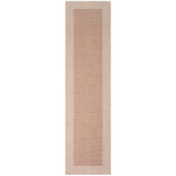 Geometric Cream Coral Indoor Outdoor Washable Rug