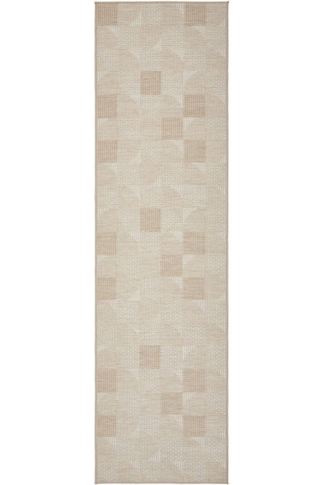 Art Deco Natural Indoor Outdoor Rug