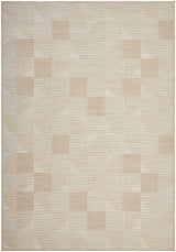 Art Deco Natural Indoor Outdoor Rug