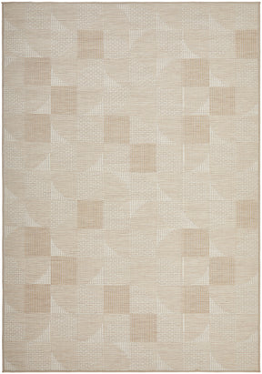 Art Deco Natural Indoor Outdoor Rug - Lost Design Society