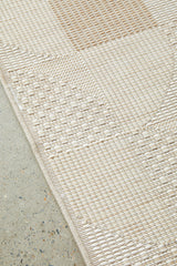 Art Deco Natural Indoor Outdoor Rug