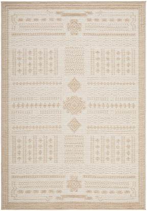 Aztec Cream Natural Indoor Outdoor Rug - Lost Design Society