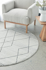 Vines Ina Transitional Round Rug