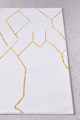 Vines Ava Gold Modern Rug