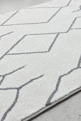 Vines Ava Grey Modern Rug