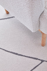 Vines Ava Grey Modern Rug