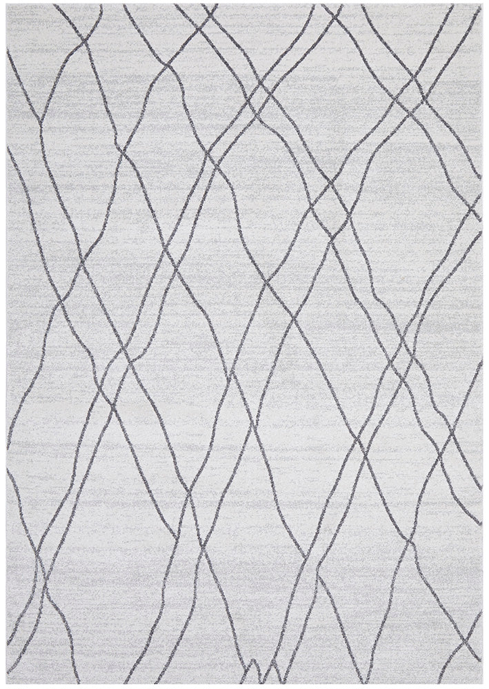 Vines Jada Grey Transitional Rug