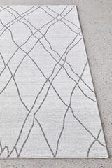 Vines Jada Grey Transitional Rug