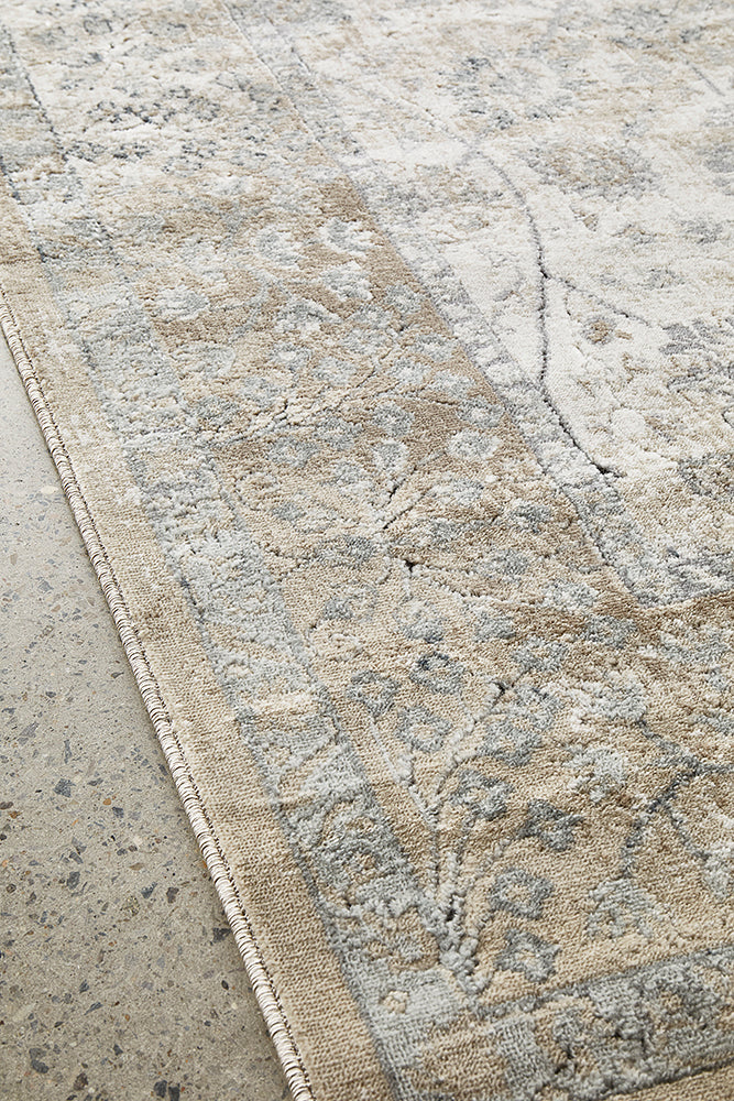 Esquire Vine Transitional Cream Rug