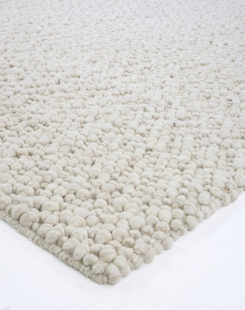 Aspen Pebble Greige Wool Rug